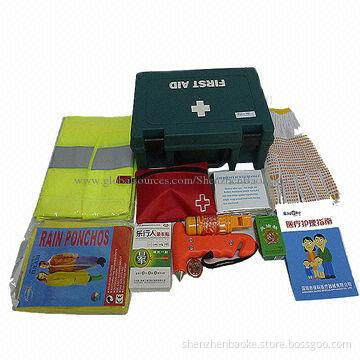 Plastic PP Portable and Convenient Car First Aid Kit Box